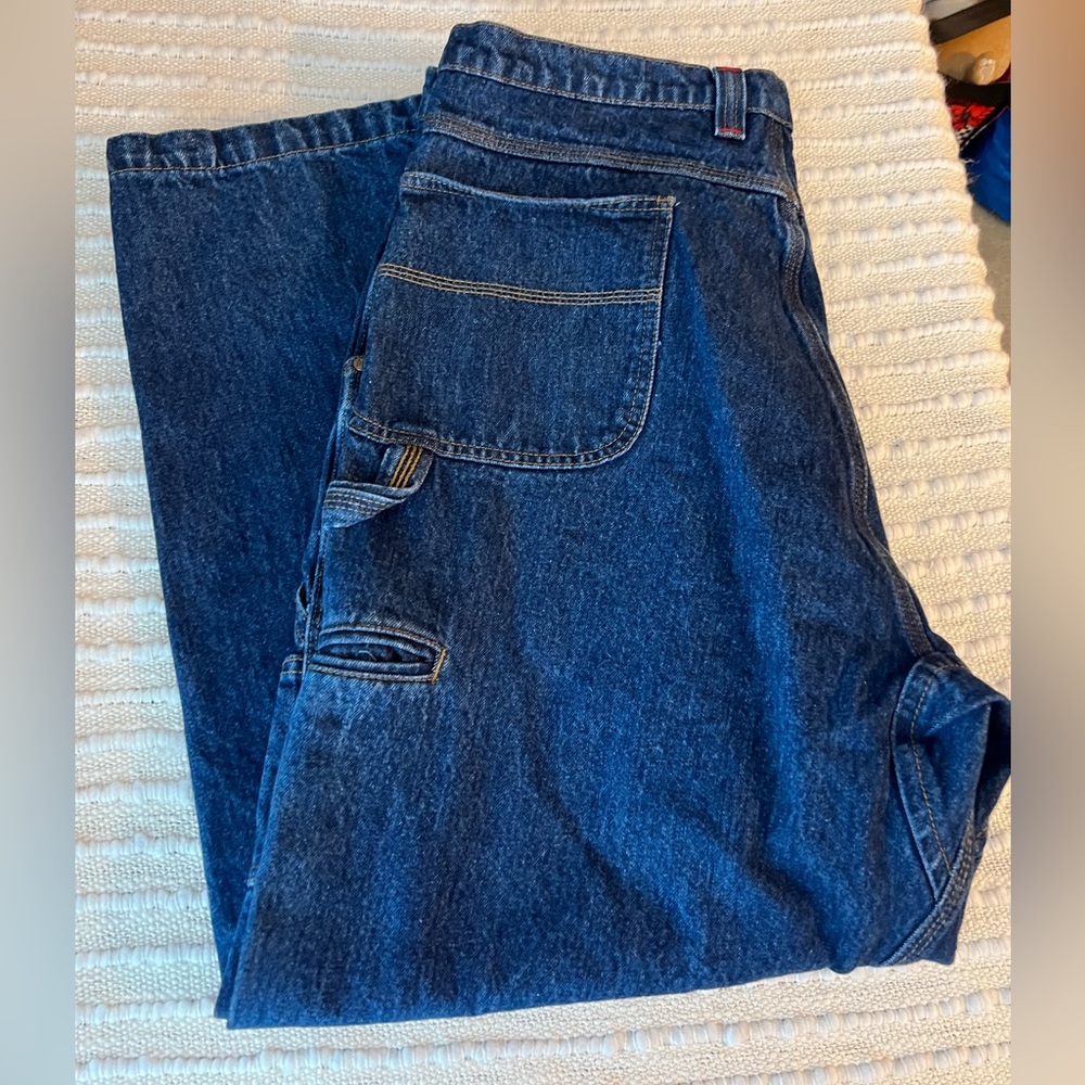 Men’s Craftsman Carpenter Utility Denim Jeans Size 44x30 - Picture 2 of 7